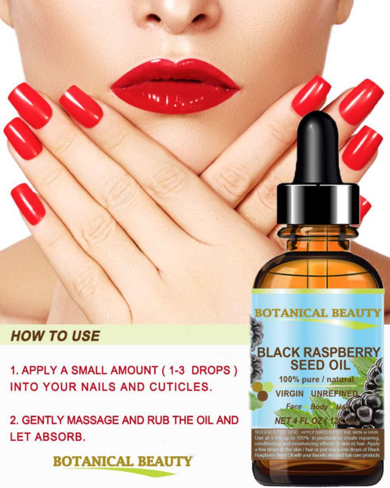 Aceite de Semilla de Frambuesa Negra 30 ml 100 % Puro – Botanical Beauty