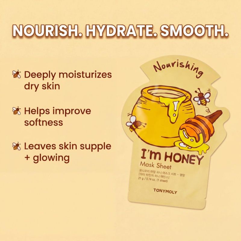 Mascarilla de hoja TONYMOLY Colágeno y Propóleos 21 g
