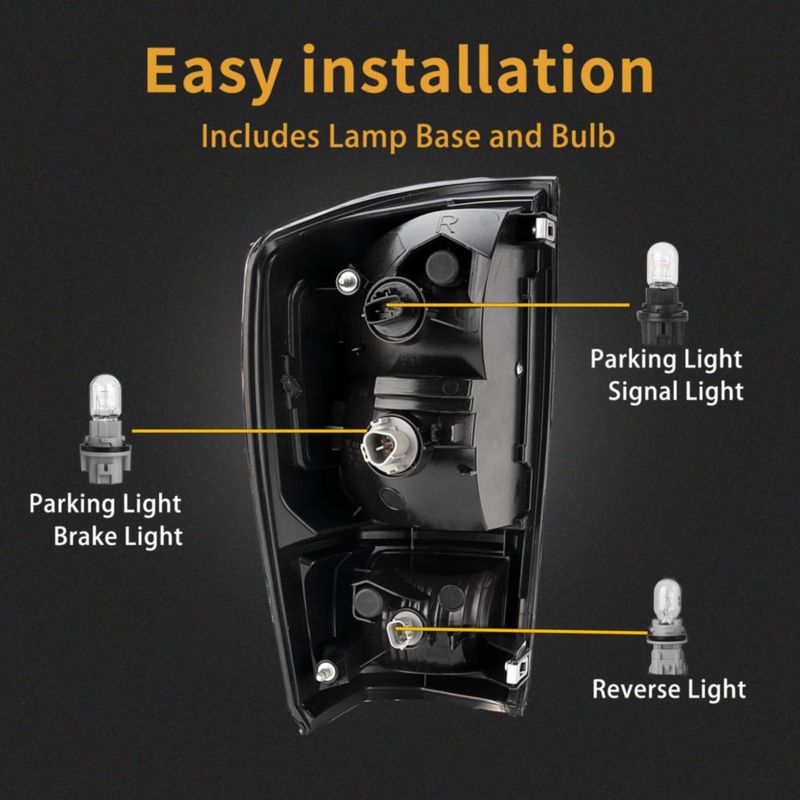 Luz Trasera Derecha MiKaFex para Toyota Tacoma 2016‑2023