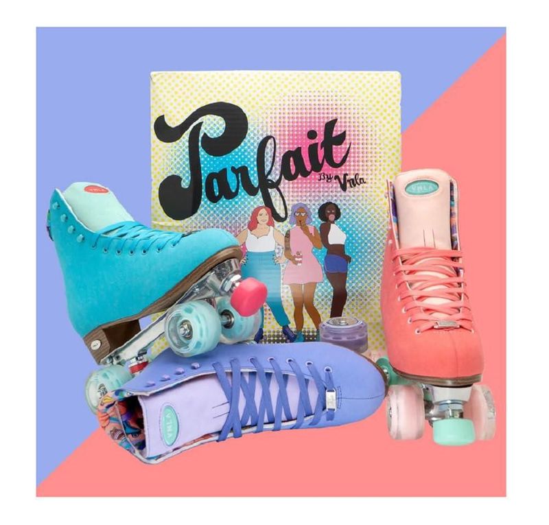 Patines de Cuatro Ruedas VNLA Parfait Coral Mujer Talla 7