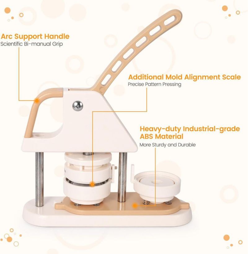 Fabricador de Botones KOKEBREN 58 mm Kit DIY 100 Piezas