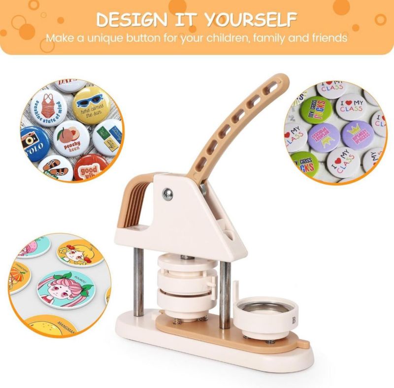 Fabricador de Botones KOKEBREN 58 mm Kit DIY 100 Piezas