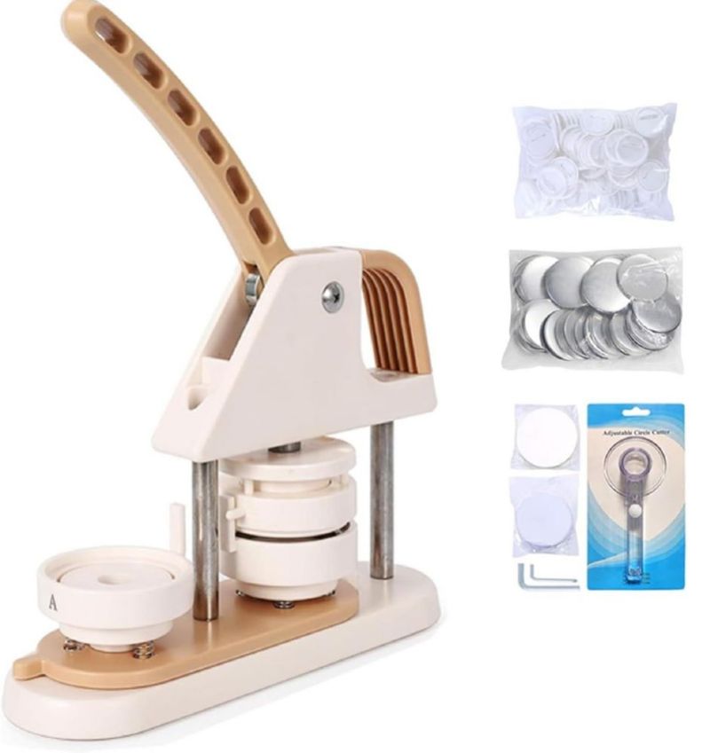 Fabricador de Botones KOKEBREN 58 mm Kit DIY 100 Piezas