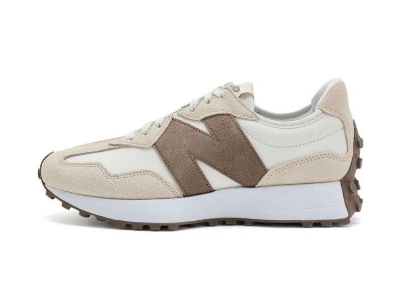 Zapatillas New Balance 327 Mujer 11.5 Lino/Sal Marina/Hongo