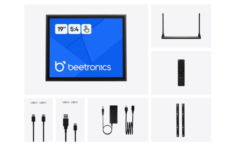 Monitor Táctil Beetronics 19" Full HD 1080p