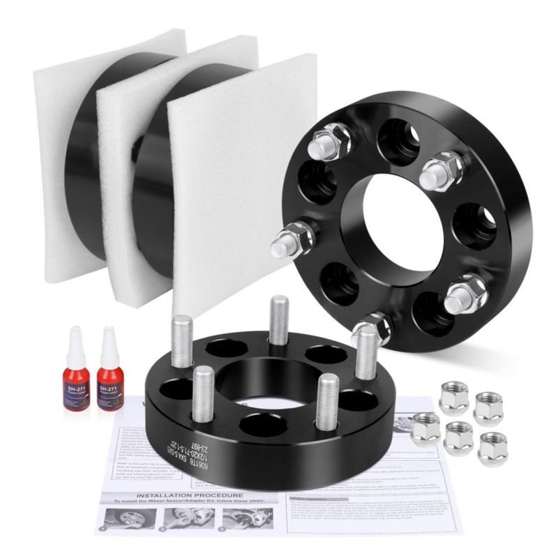 Adaptadores de rueda FLYCLE 5x4.5 a 5x5 32 mm rosca 1/2‑20
