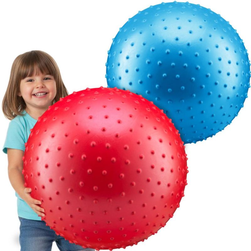 Pelotas Sensoriales PlayBolt 46 cm (2 piezas) con Bomba