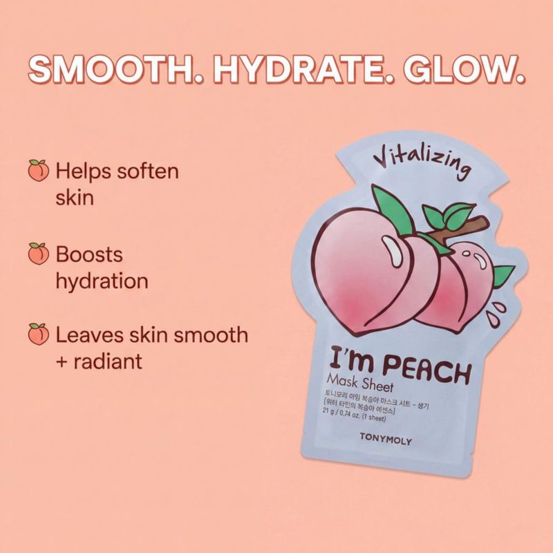 Mascarilla TONYMOLY Bright & Juicy 12 unidades Vitamina C antioxidante
