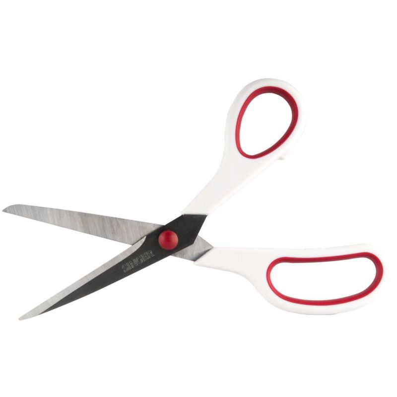 Tijeras SINGER 21 cm Rojo y Blanco 1 unidad