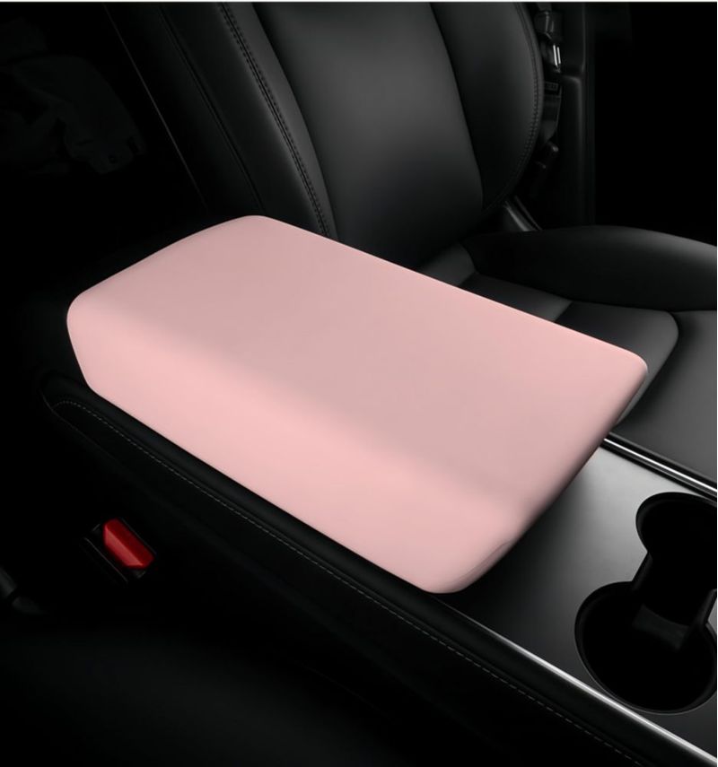 Cobertura de consola frani 5 piezas para Model 3/Y (2017‑2024) rosa