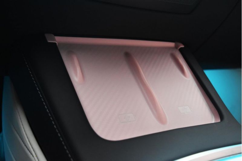 Cobertura de consola frani 5 piezas para Model 3/Y (2017‑2024) rosa