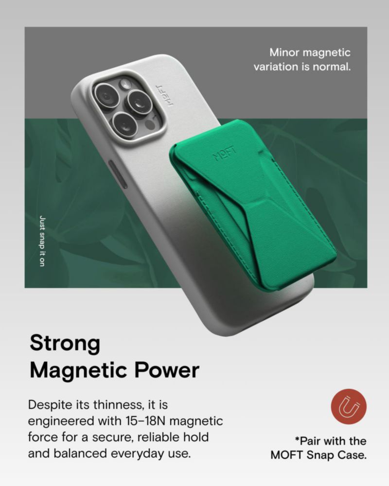 Soporte para Teléfono MOFT compatible con MagSafe - Verde Oz