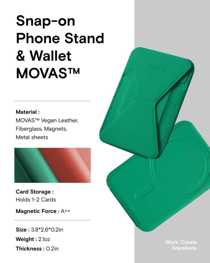 Soporte para Teléfono MOFT compatible con MagSafe - Verde Oz