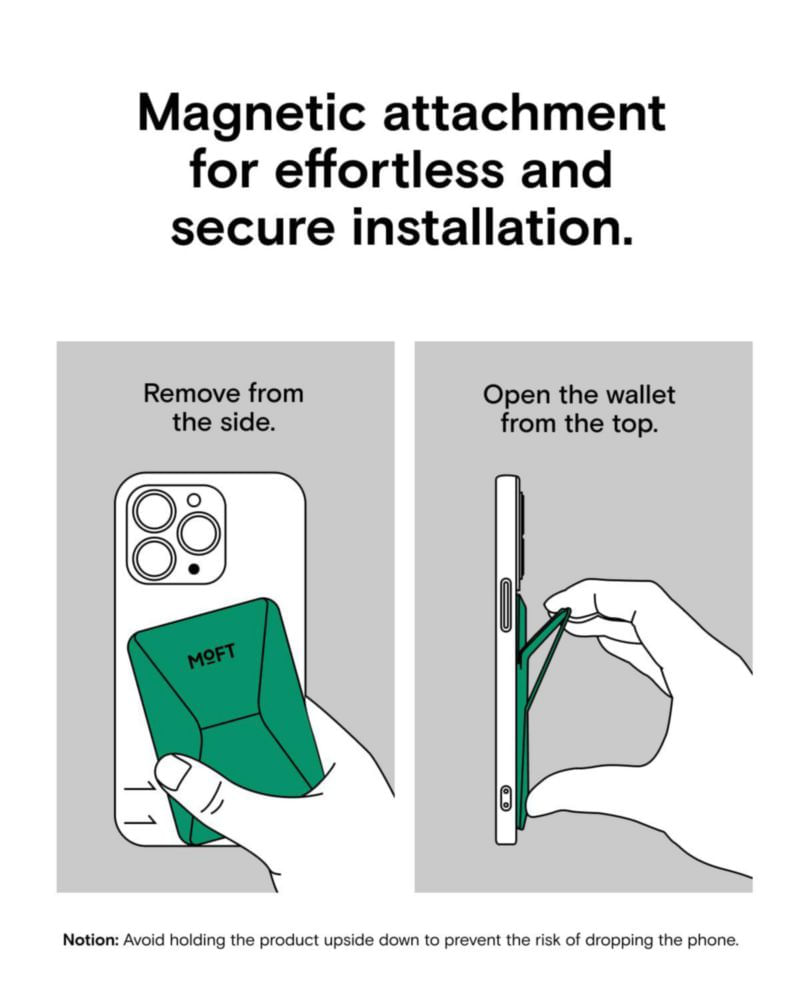 Soporte para Teléfono MOFT compatible con MagSafe - Verde Oz