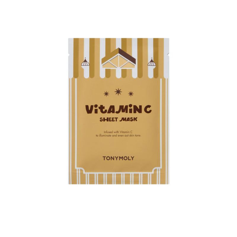 Mascarilla Facial TONYMOLY 6 uds Colágeno y Vitamina C