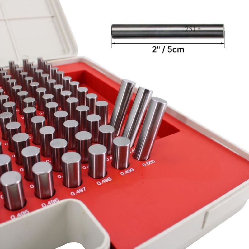Juego de Pasadores de Medición TEXALAN 250 uds 0251‑0500 " Acero