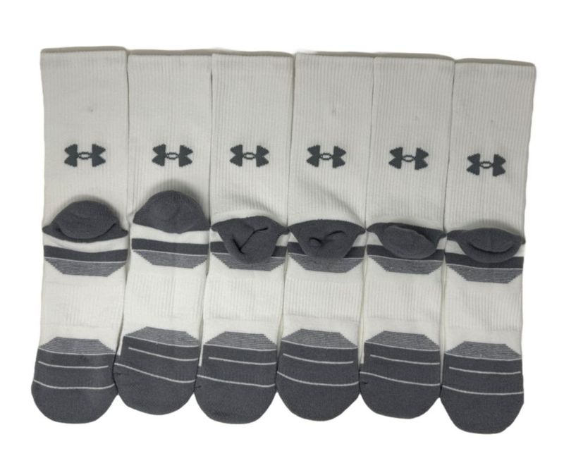 Calcetines Under Armour Pack de 6 Crew Tech Acolchados