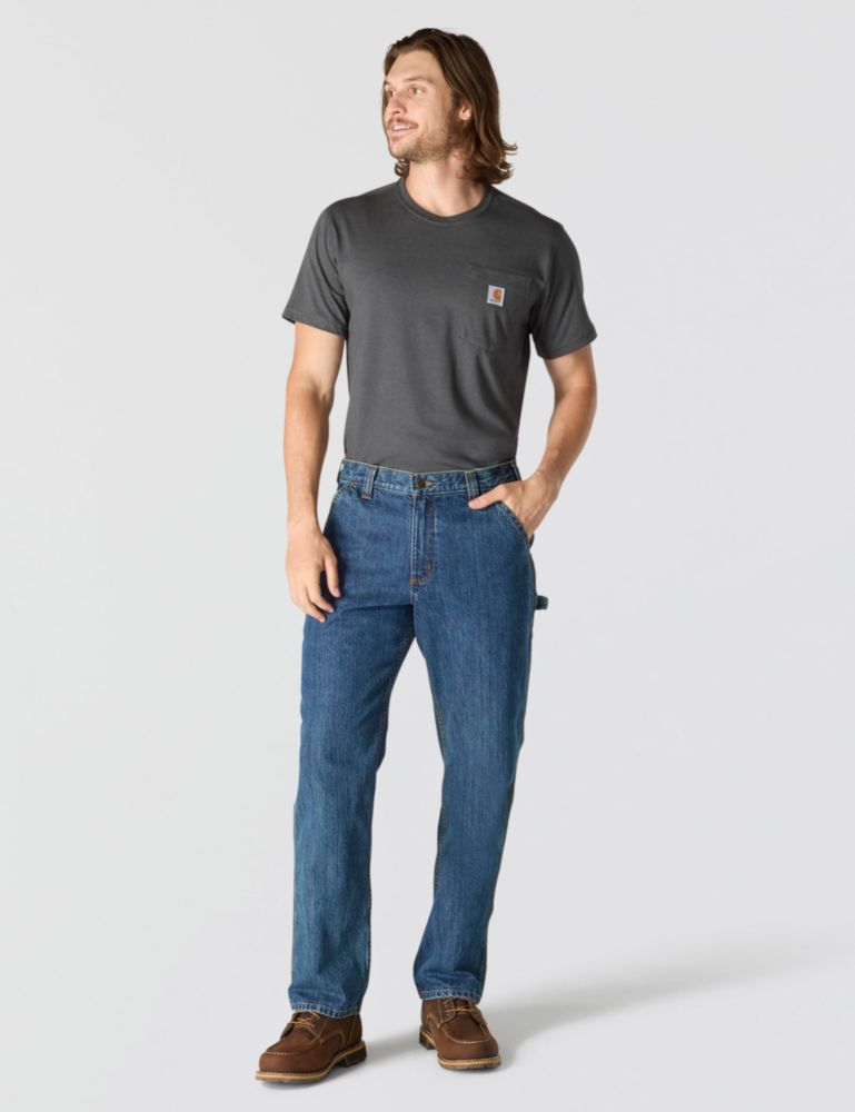 Pantalones de mezclilla Carhartt W34xL76 Canal Corte recto suelto