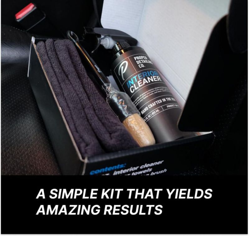 Kit de Detallado Interior de Vehículo PROPER DETAILING CO. Completo