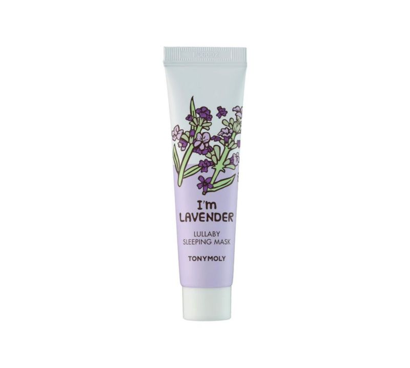 Mascarilla de Noche TONYMOLY Lavanda con Manteca de Karité - Tamaño de Viaje