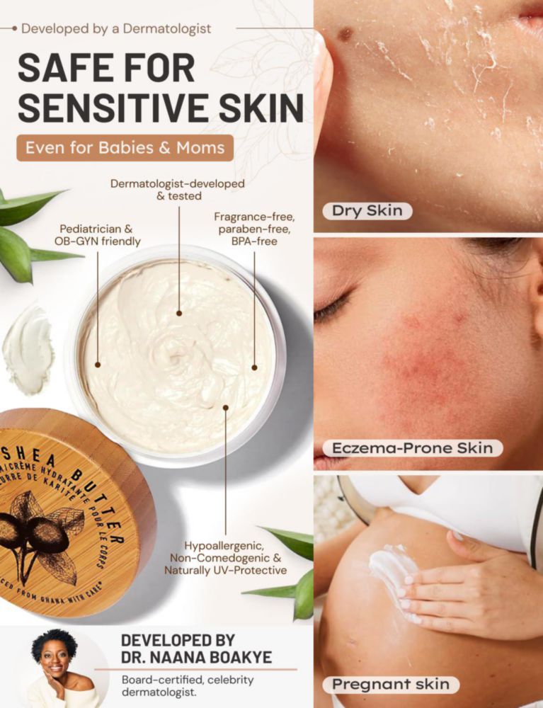 Crema Corporal Hidratante de Manteca de Karité