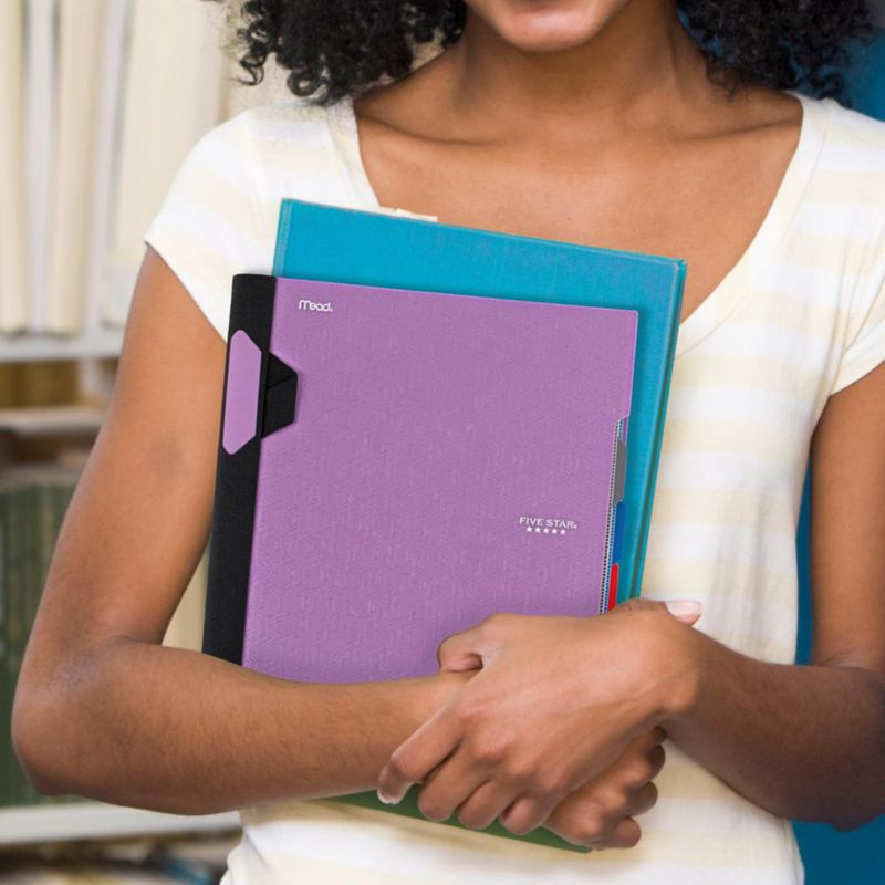 Cuaderno Five Star 3 Asignaturas 22 cm 150 Hojas Púrpura Amatista