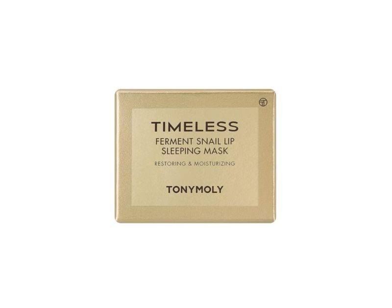 Mascarilla de labios nocturna TONYMOLY con manteca de cacao y ácido hialurónico