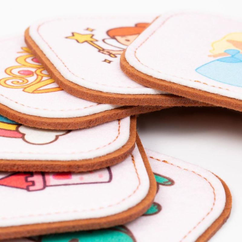 Juego de Memoria Peapod Play Princesa de Fieltro – 16 piezas 1+ años