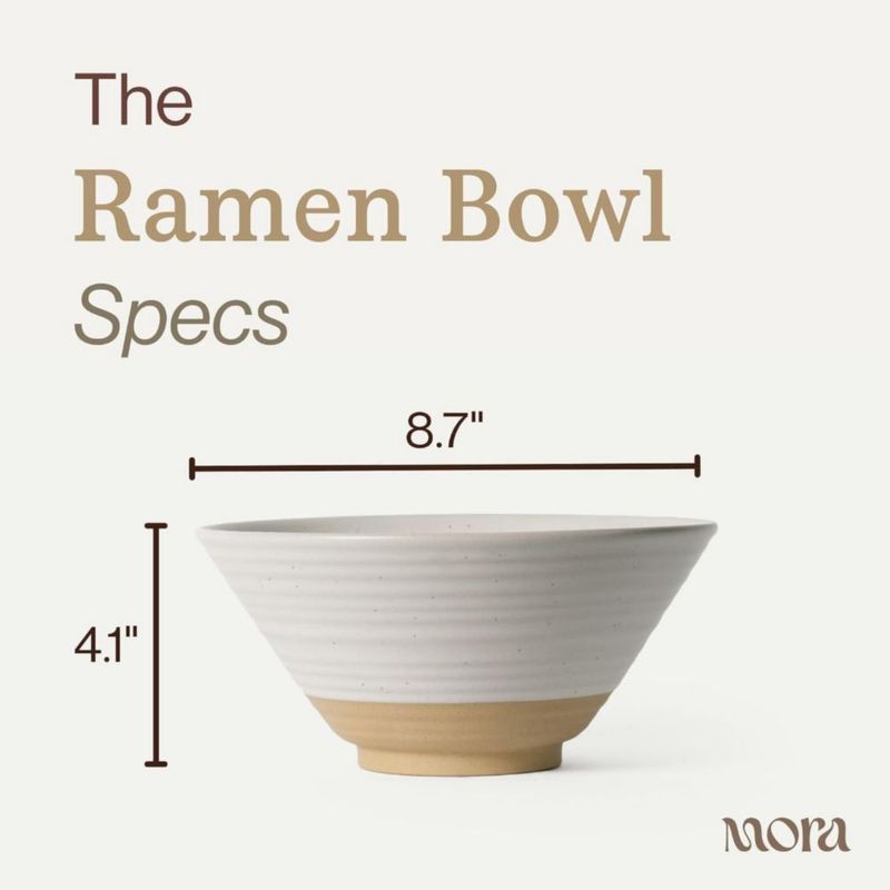 Juego de tazones de ramen MORA 2 x 45 oz Nebula aptos para microondas
