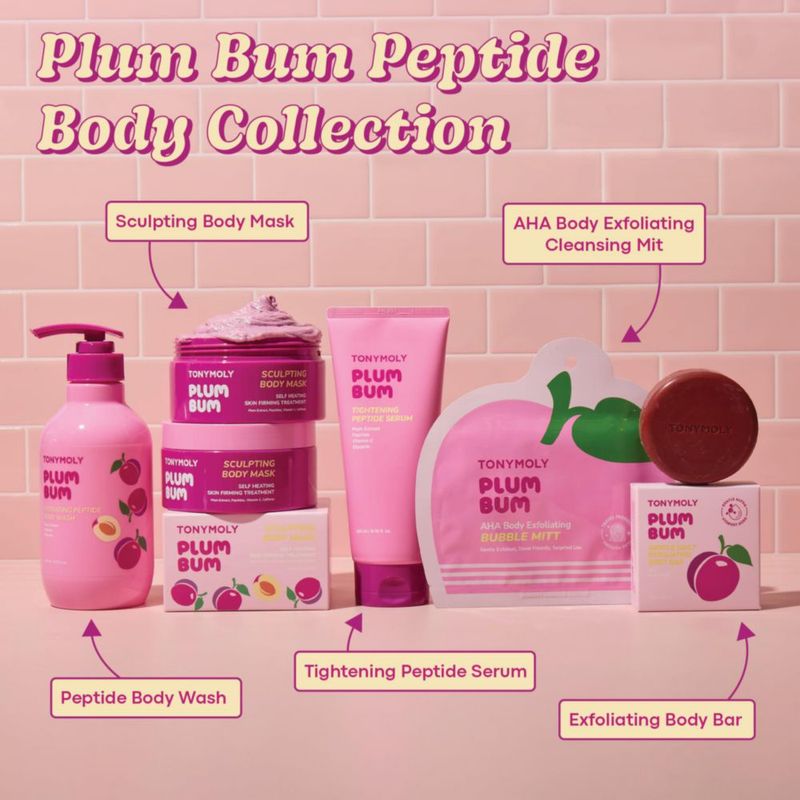 Mascarilla Corporal TONYMOLY Plum Bum - Cuidado Reafirmante y Anticelulitis