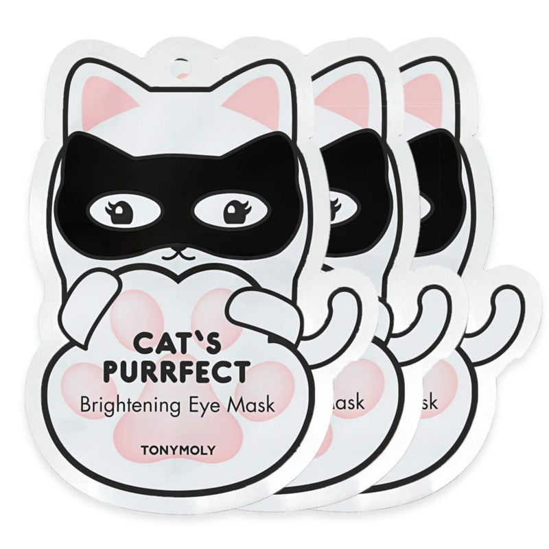 Parches para ojos TONYMOLY Cats Purrfect 3 uds Hidratantes
