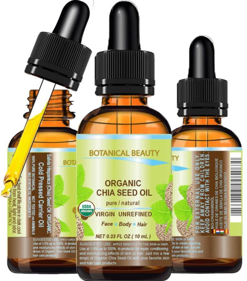 Aceite de Semilla de Chía Orgánico Virgen Botanical Beauty 10 ml
