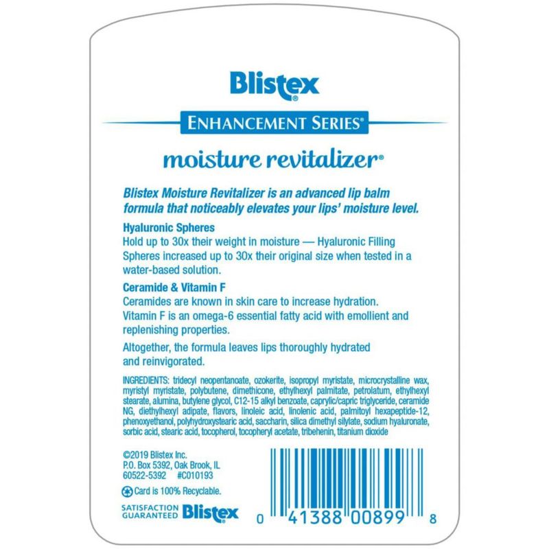 Bálsamo labial Blistex 369 g Revitalizador de hidratación