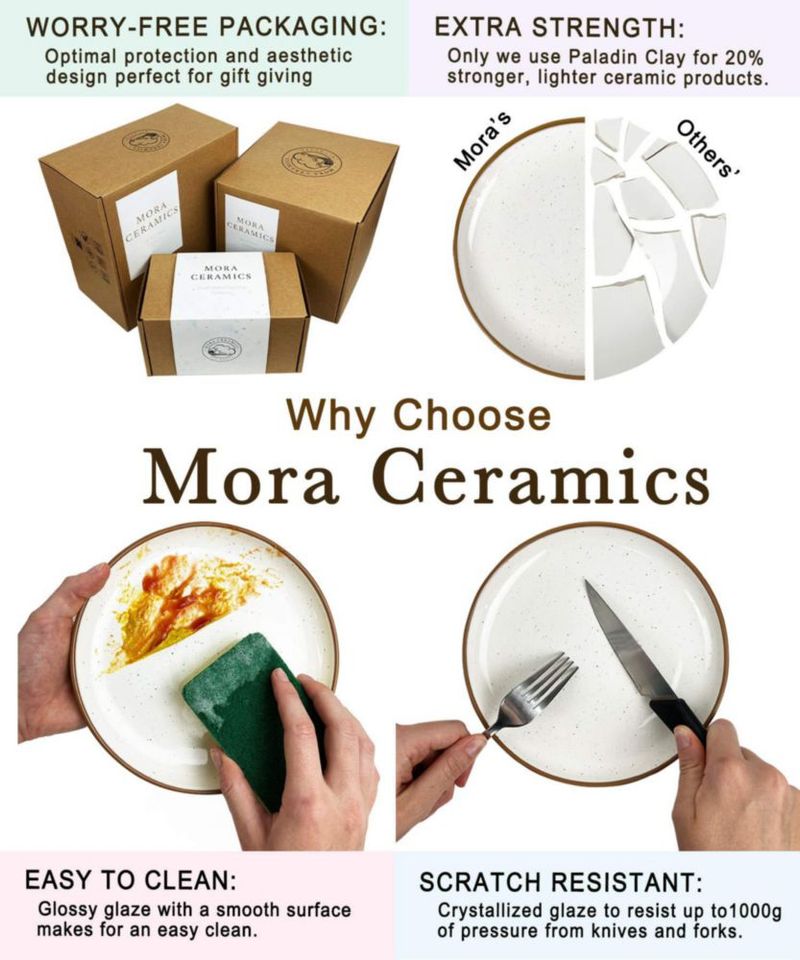 Molde para tarta MORA de cerámica 23 cm profundo con ribete acanalado color Earl Grey