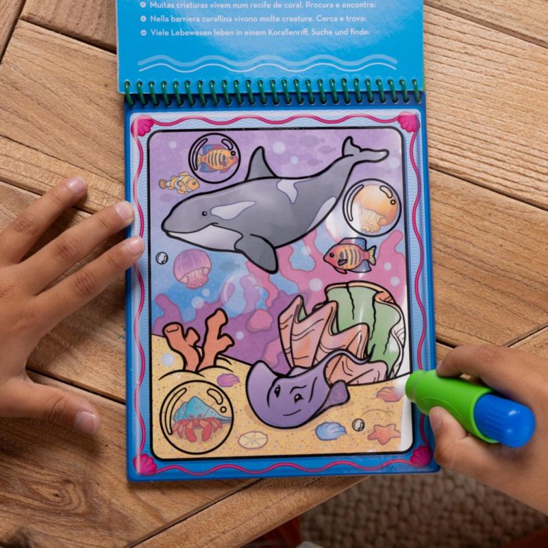 Pack de 2 libros para colorear Melissa & Doug Water Wow!
