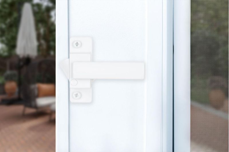 Pestillo para Puertas de Malla y Tormenta – Wright Products Blanco