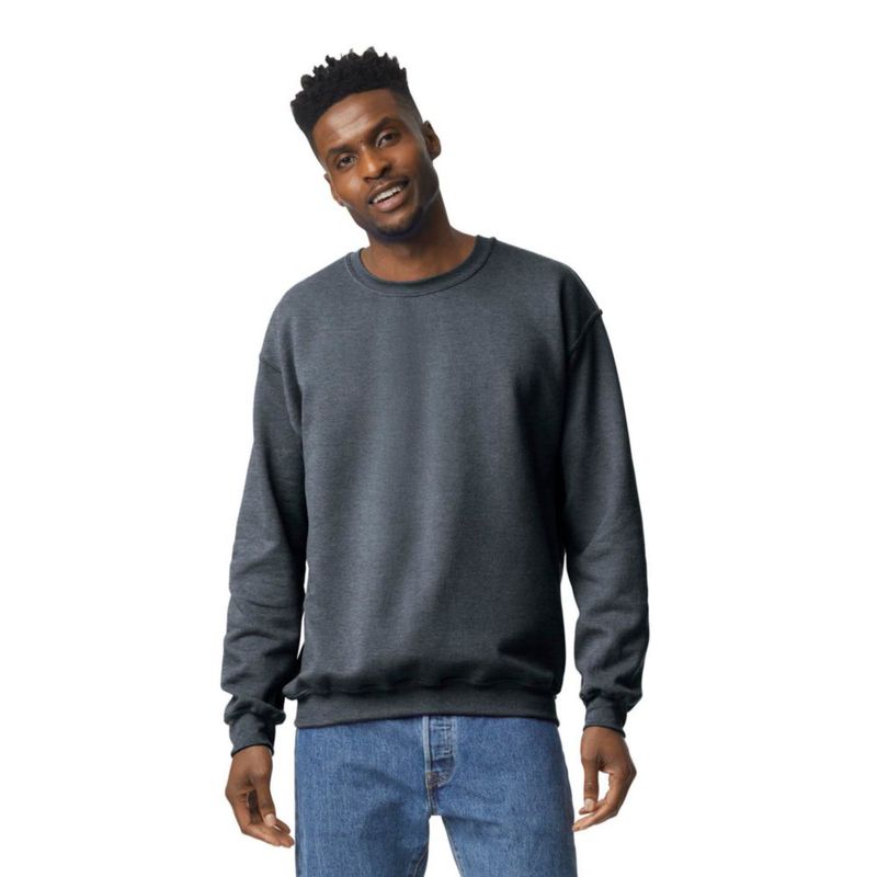 Sudadera Gildan G18000 gris oscuro talla Grande (1 unidad)