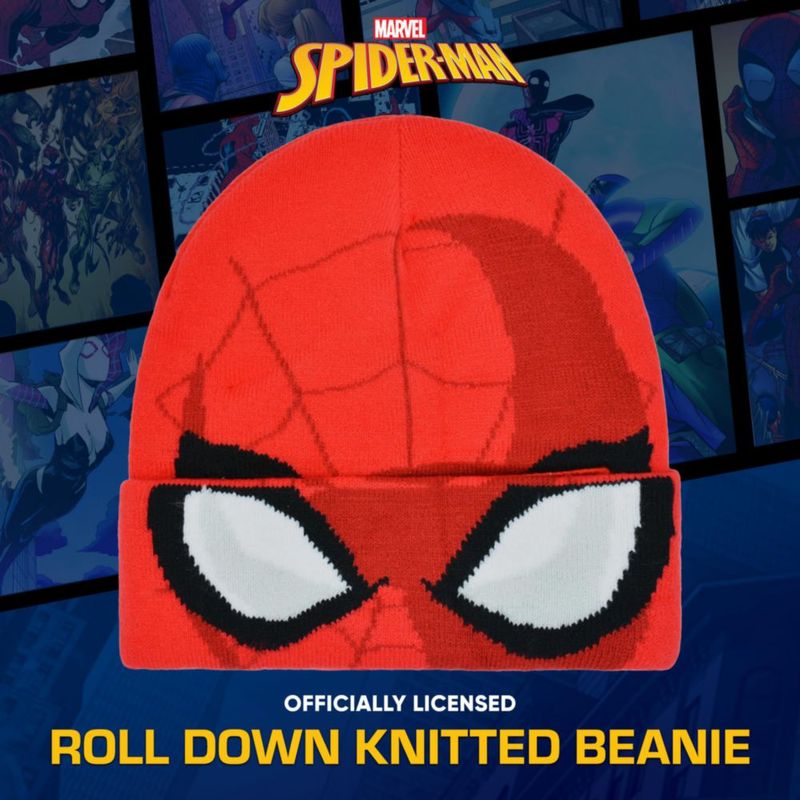 Gorro tipo beanie rojo Concept One Spider-Man talla única