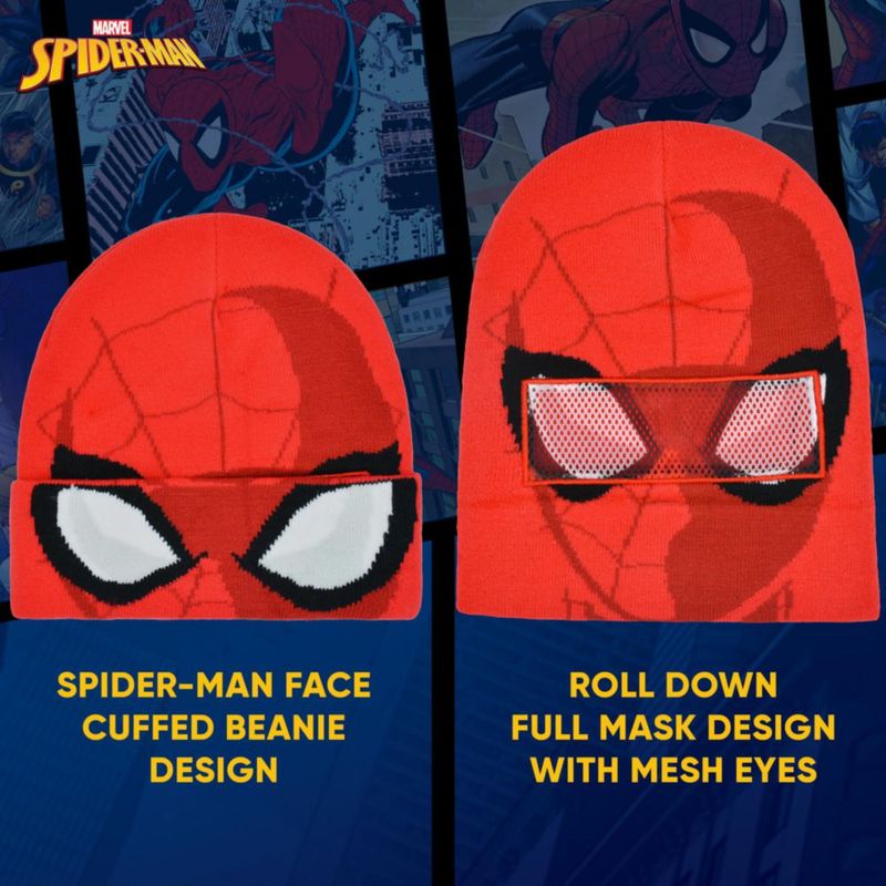 Gorro tipo beanie rojo Concept One Spider-Man talla única