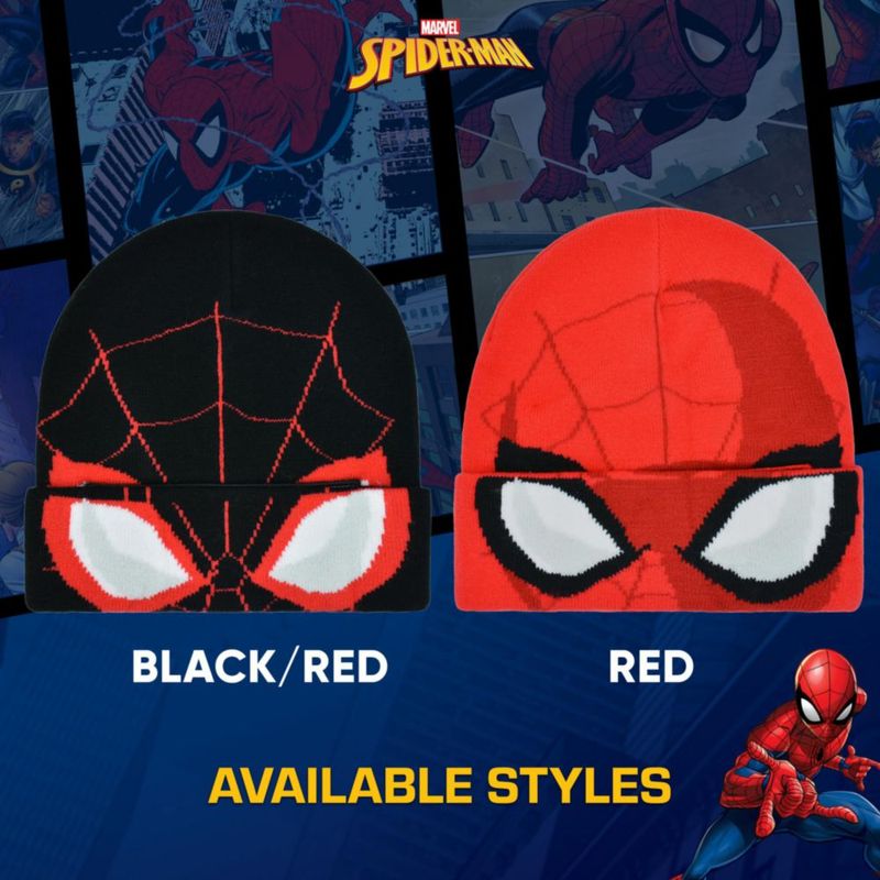 Gorro tipo beanie rojo Concept One Spider-Man talla única