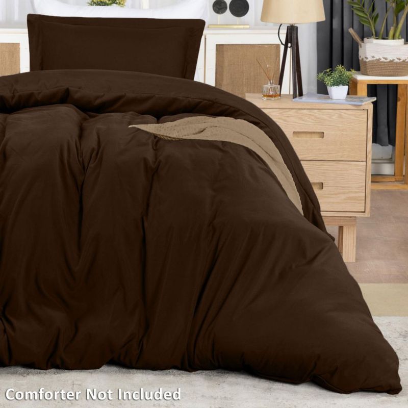Funda de edredón Utopia Bedding Twin/Twin XL Marrón