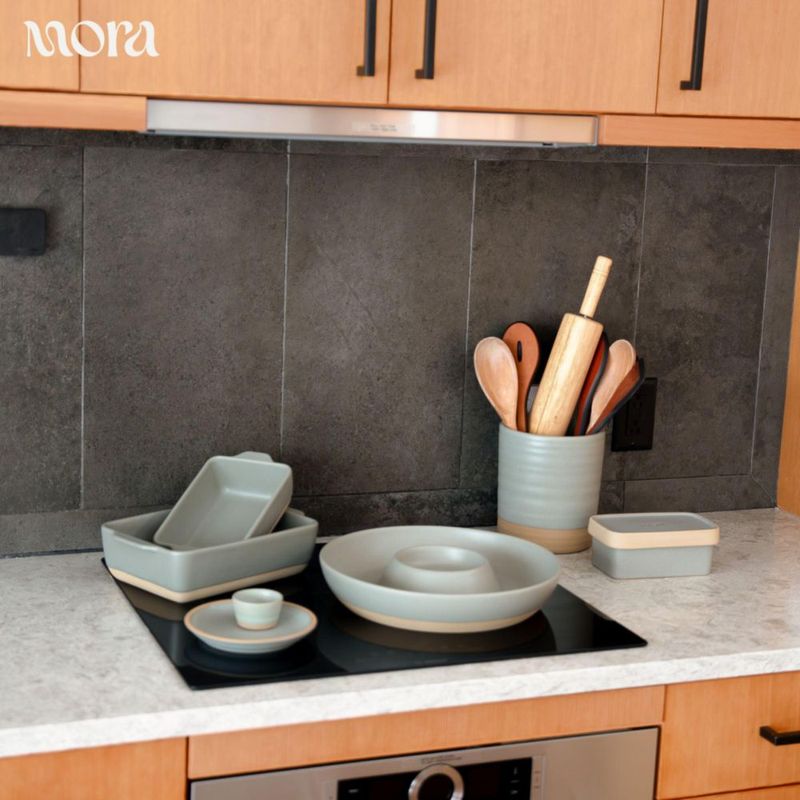 Cazuelas MORA Set de 2 18 × 28 cm Peppercorn