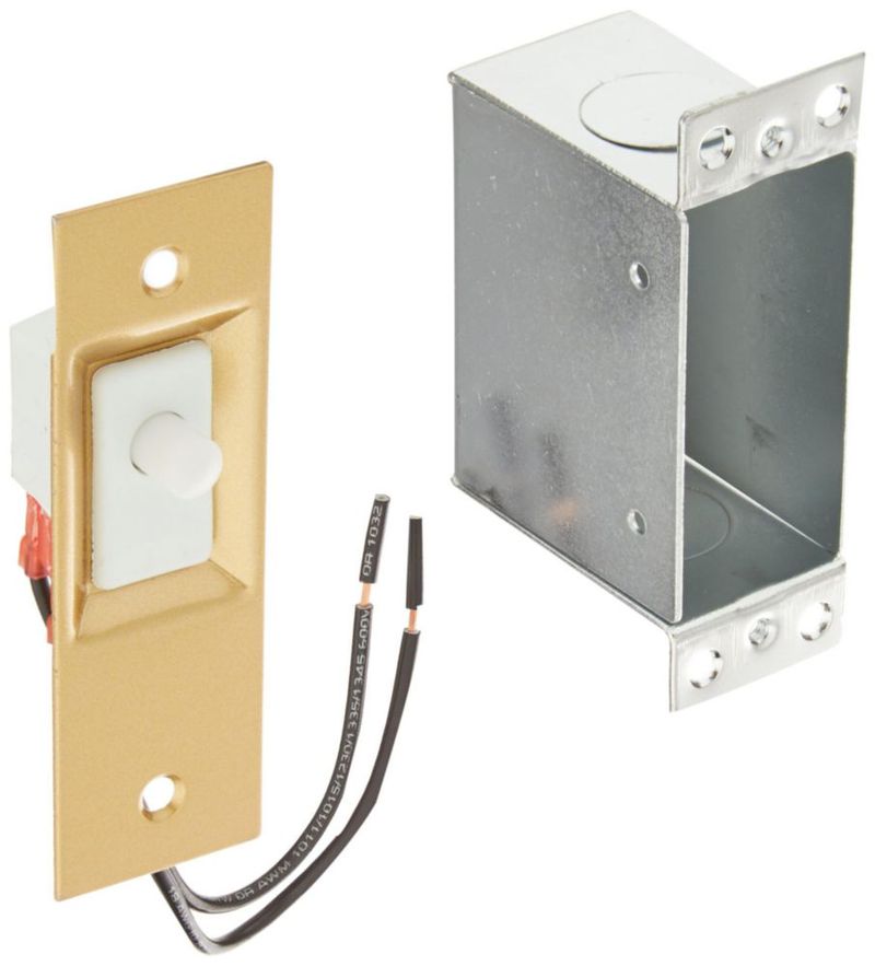 Interruptor de luz para puerta Lee 600 vatios blanco con resorte
