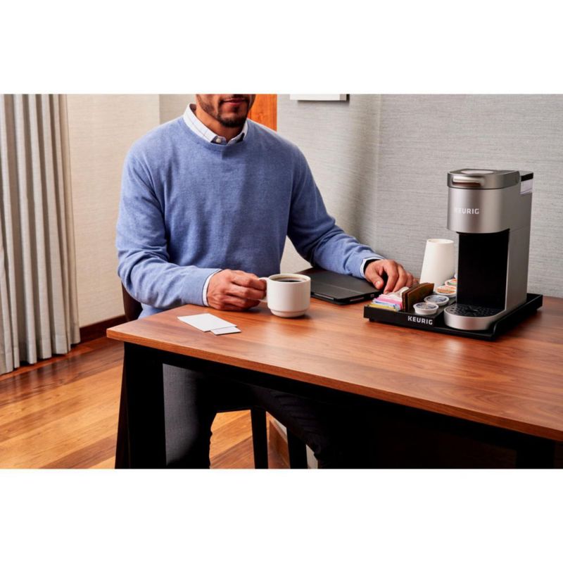 Bandeja de café Keurig K‑Suite de plástico ABS negro