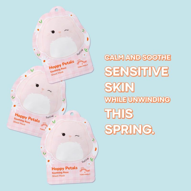 Mascarilla de hoja TONYMOLY Rosa y Manzanilla Satine