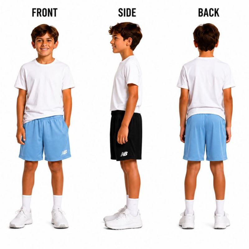 Shorts New Balance para niños pack de 2 malla tallas 8‑20