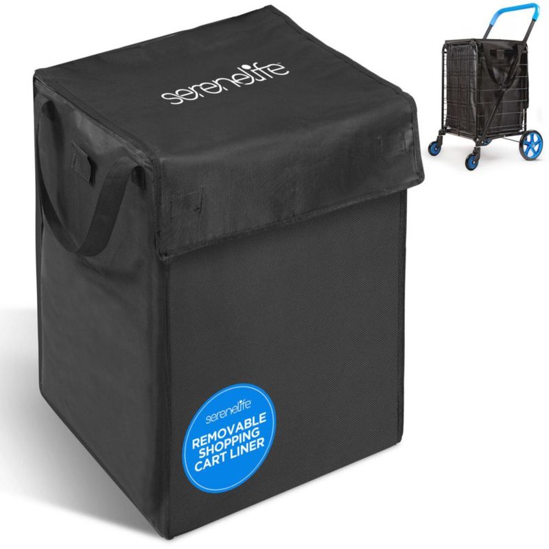 Forro para Carrito de Compras SereneLife 32 × 39 × 50 cm Impermeable 600D