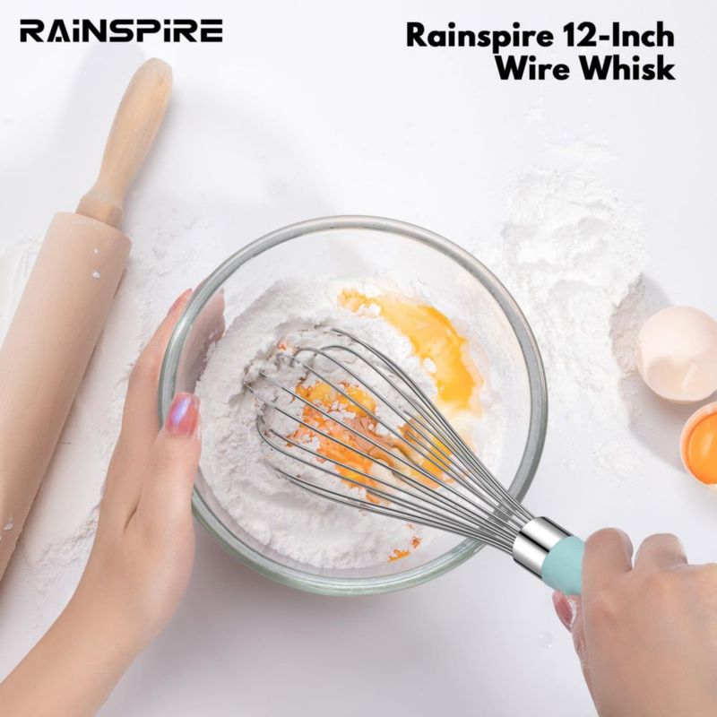 Batidor Rainspire 30 cm Acero Inoxidable Menta