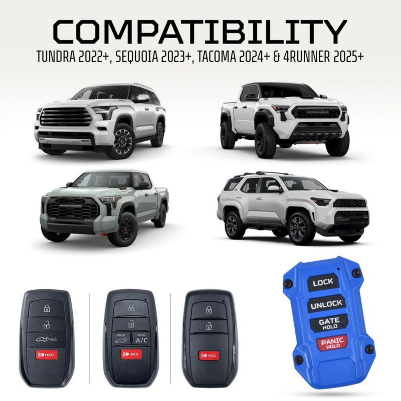 Funda de Repuesto para Llavero AJT DESIGN Toyota Tacoma/Tundra/4Runner/Sequoia