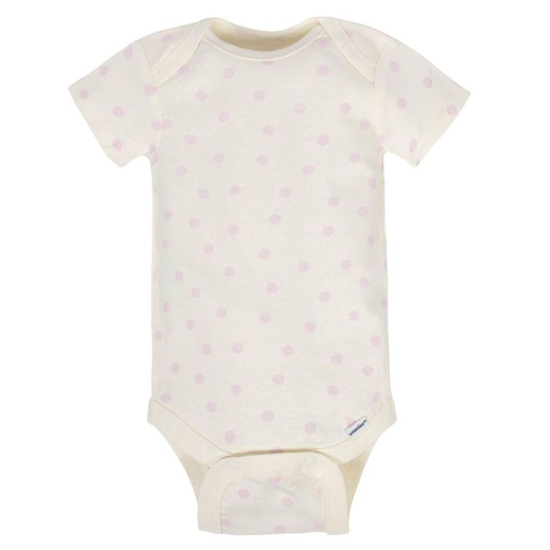 Bodys Gerber para bebé niña de manga corta pack de 8 con conejito 3‑6 meses